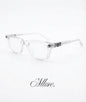 Allure chrome glasses (transparent)